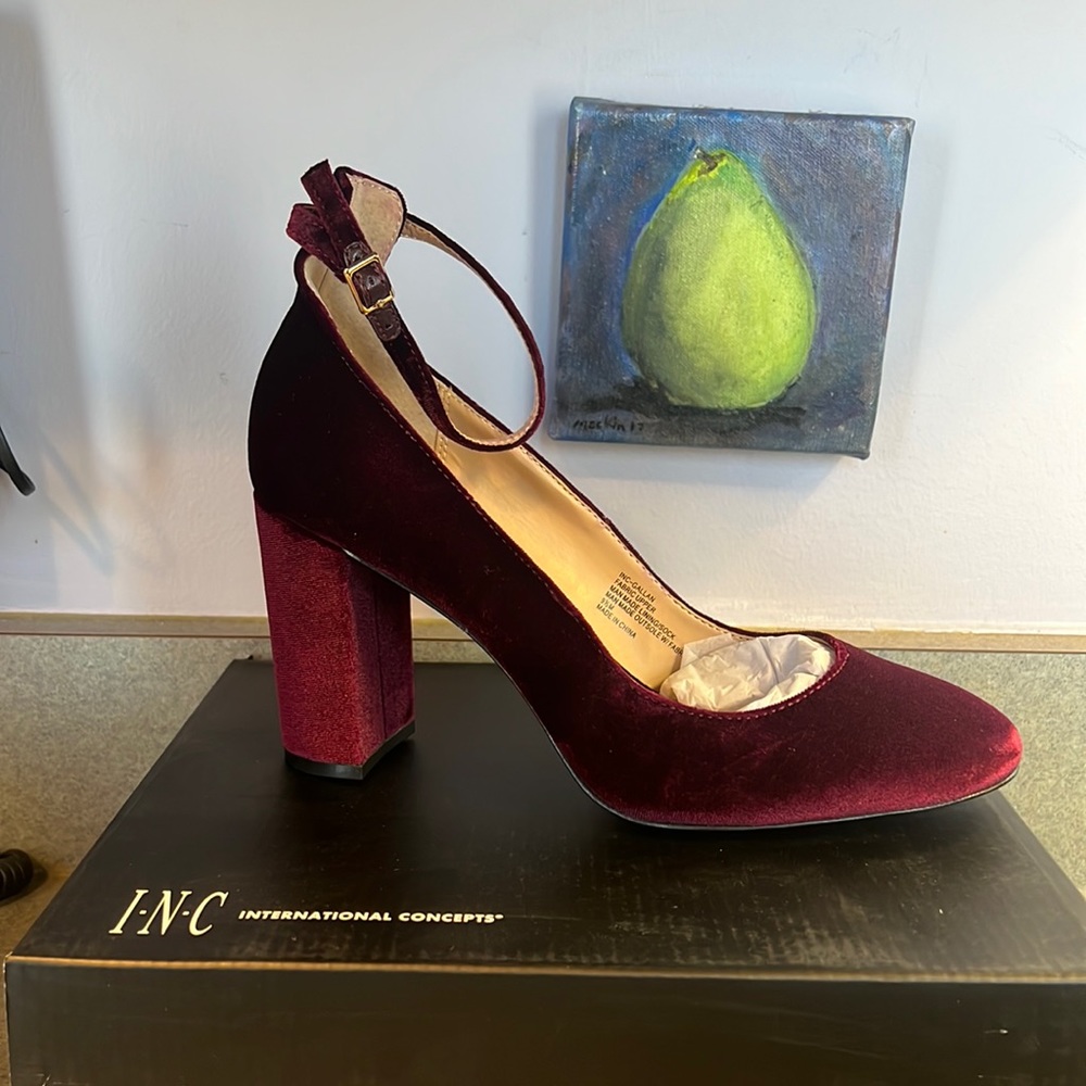 INC Suede Heels